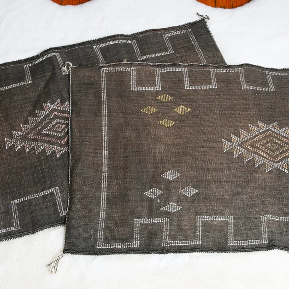 Handmade Moroccan Cactus Silk Sabra Pillow Covers (2)